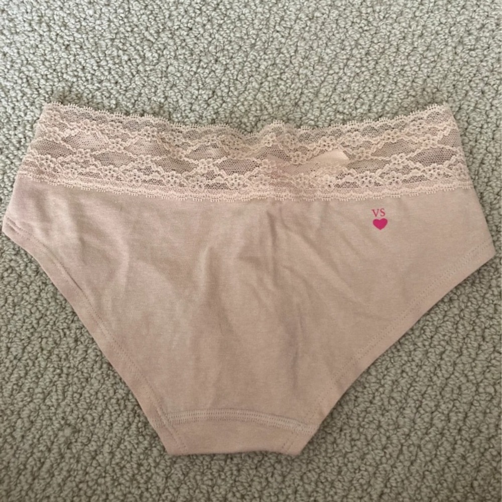 NEW Victoria's Secret Vintage 2008 Panty Bundle Thong Hipster Black Nude Size XS - Picture 6 of 7
